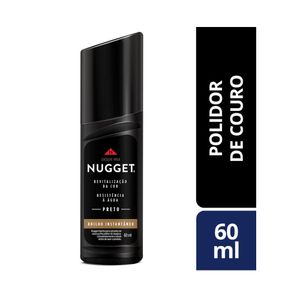 Polidor Líquido para Sapatos Preto NUGGET Brilho que Protege 60ml