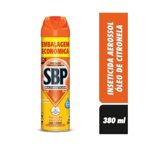 Multi Inseticida Aerossol Óleo de Citronela SBP Embalagem Econômica 380ml