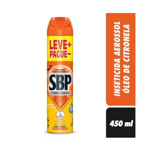Multi Inseticida Aerossol SBP Óleo de Citronela Leve+ Pague- 450ml