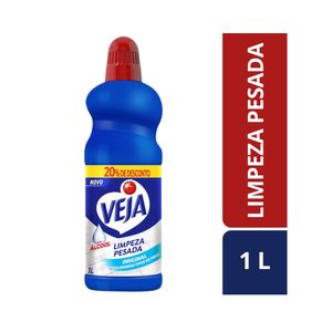 Limpador VEJA Limpeza Pesada com Álcool Original 20% de Desconto 1L