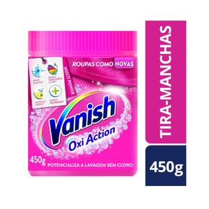 Tira Manchas em Pó VANISH Multi Power Oxi Action para roupas coloridas 450g