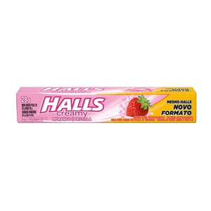 Freegells Halls Sabor Morango Embalagem 28g