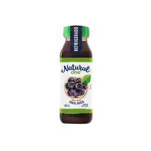 Suco Natural One Sabor Uva e Maçã Garrafa 300ml