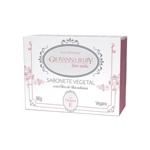 Sabonete Vegetal Giovanna Baby Blanc Vanilla Barra 90g