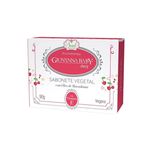 Sabonete Vegetal Giovanna Baby Cherry Barra 90g