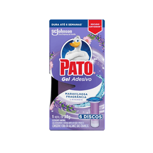 Gel Adesivo Pato Flagrância Lavanda Caixa 38g