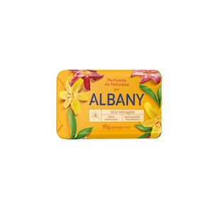 Sabonete em Barra Albany Lírio Selvagem Embalagem 85g