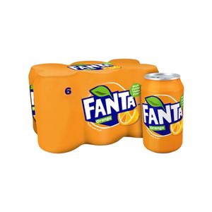 Refrigerante Fanta Laranja Six Contém 6 Unidades Pack 350ml Cada