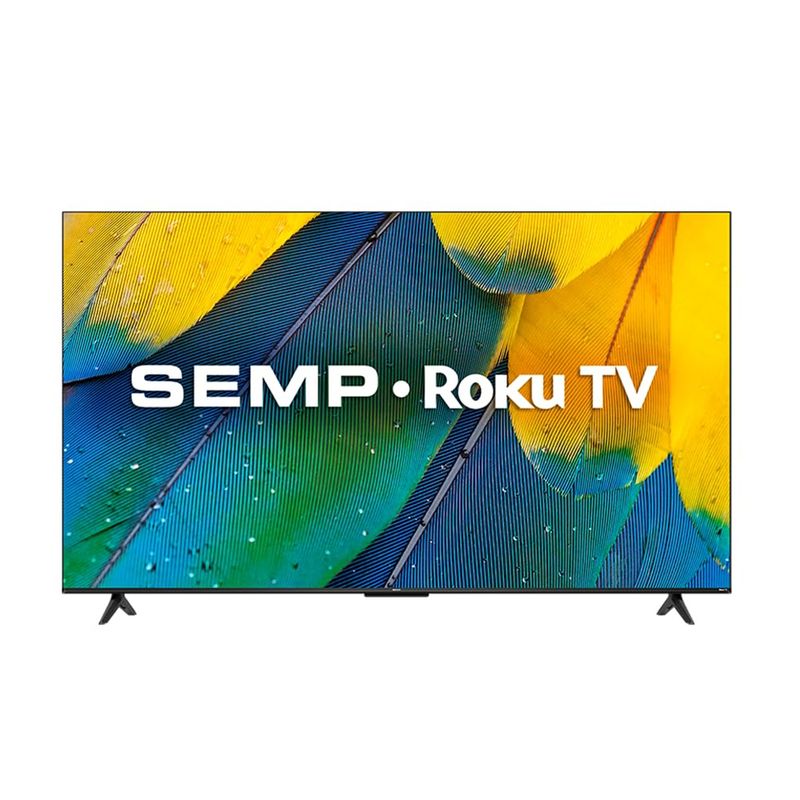 Smart TV SEMP 50" RK8600 Led HD Roku Wifi HDMI USB Preta
