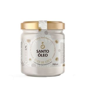 Óleo de Coco Extra Virgem SANTO ÓLEO Frasco 200ml