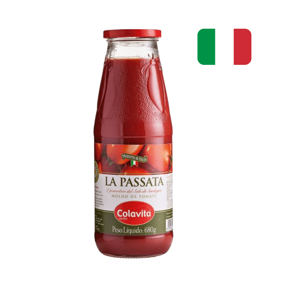 Molho De Tomate Italiana Di Pomodoro Colavita La Passata Garrafa 680g