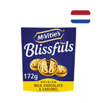 Biscoito Holadês Mcvities Blissfuls Sabor Caramelo com Chocolate Ao Leite Embalagem 172g
