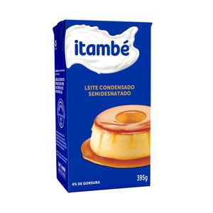 Leite Condensado ITAMBÉ Semidesnatado Caixa 395g