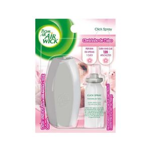 Bom Ar AIR WICK Click Spray+Ap Cheirinho de Talco Pacote 12ml