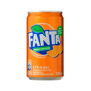 Refrigerante FANTA Laranja Sleek Lata 220ml
