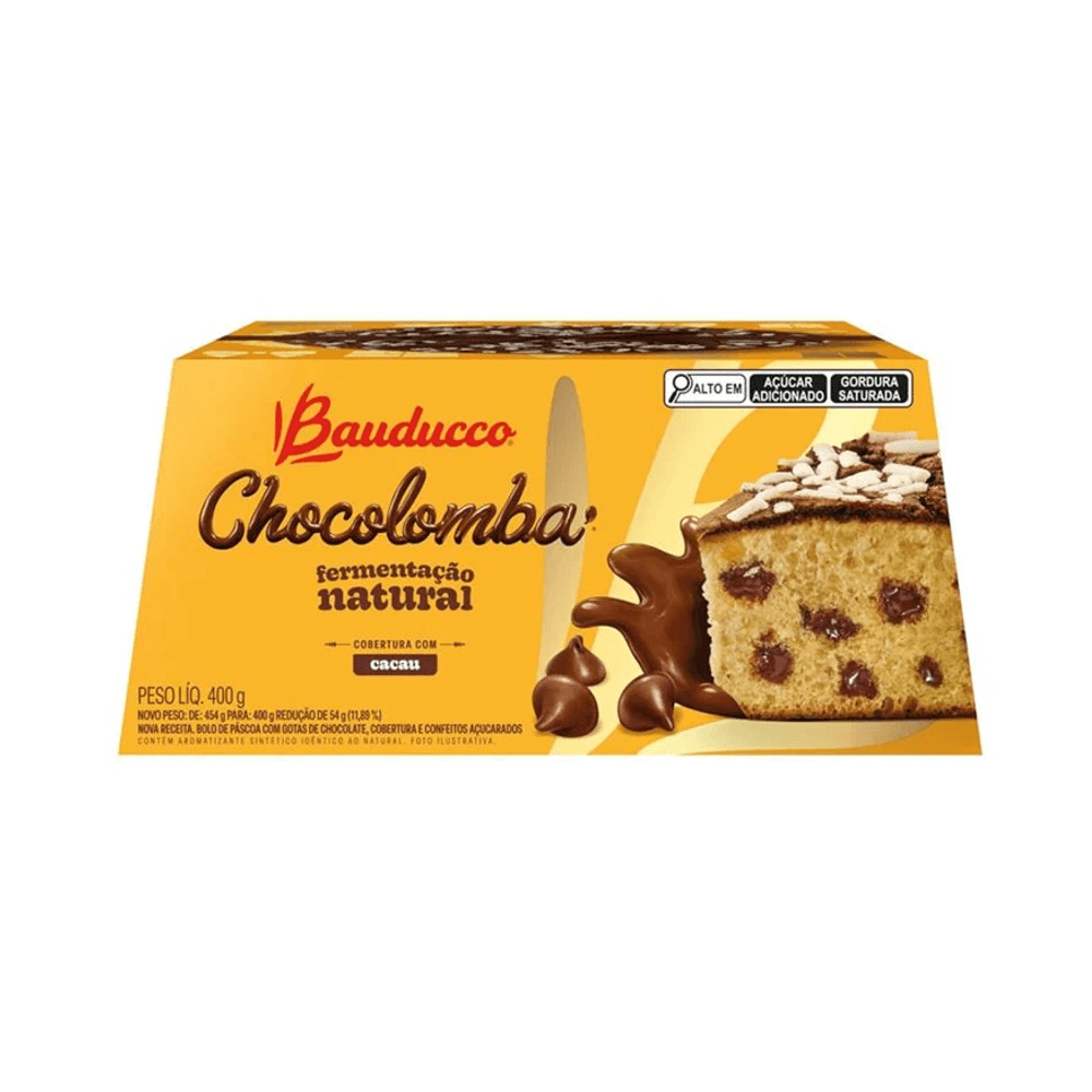 Chocolomba Bauducco Gotas de Chocolate Caixa 400g