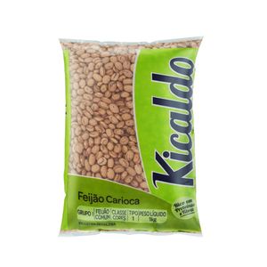 Feijão Carioca Tipo 1 KICALDO Pacote 1kg