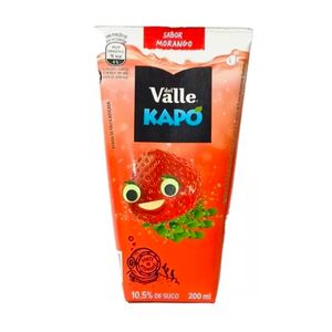 Suco Kapo DEL VALLE Morango Caixa 200ml