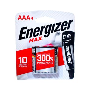 Pilha ENERGIZER Max AAA4 4un