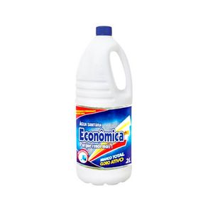 Água Sanitária ECONÔMICA Cloro Ativo Garrafa 2L