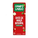 Suco Integral CAMPO LARGO Maçã Caixa 200ml