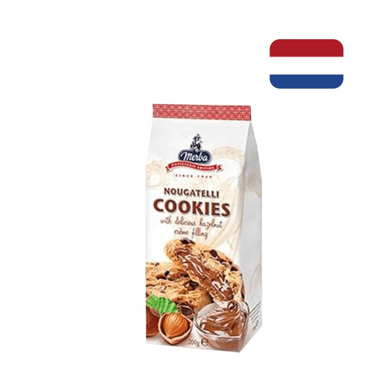 Biscoito Cookies Merba Chocolate Branco & Cranberry Embalagem 200g