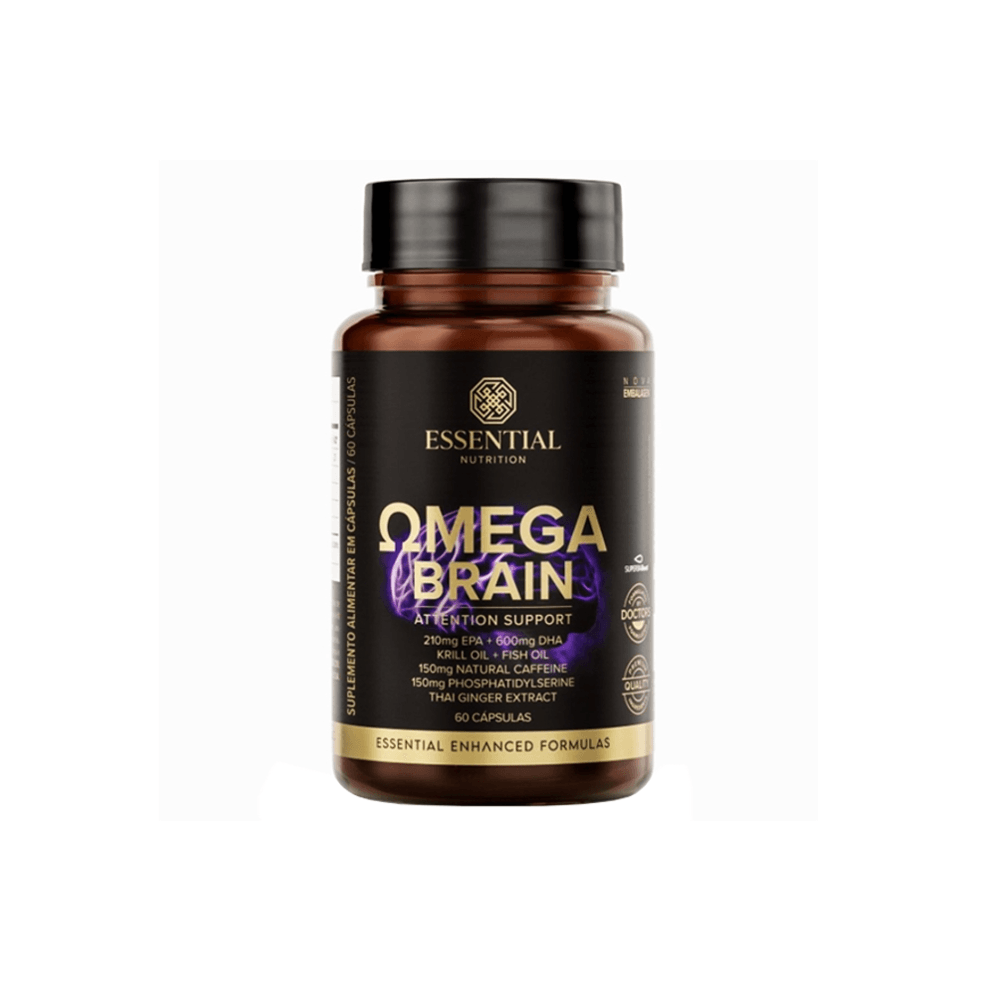 Suplemento Alimentar Essential Nutrition Ômega Clarit Contém 60 Cápsulas
