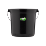 Balde Reciclado Plasvale Cor Preto Capacidade 8L