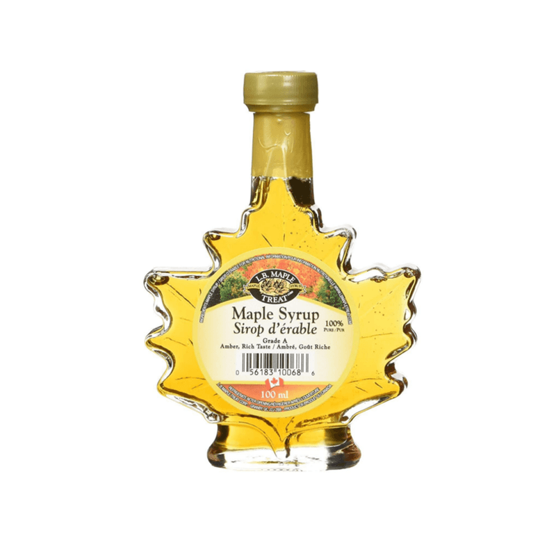 Xarope L.B Maple Treat Syrup 100% Pure Frasco 100ml