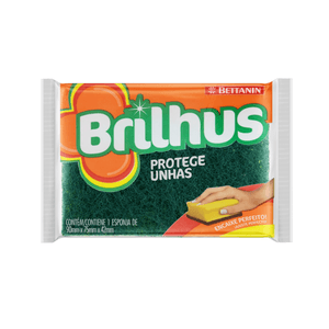 Esponja Multiuso Bettanin Brilhus Protege Unhas Contém 1 Unidade