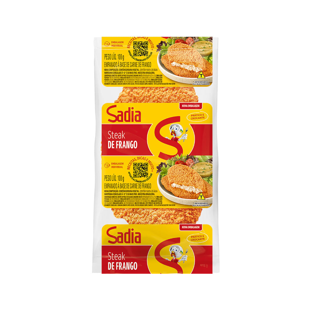 Steak Frango Sadia 100g Nova Era steak-frango-sadia-100g-nova-era