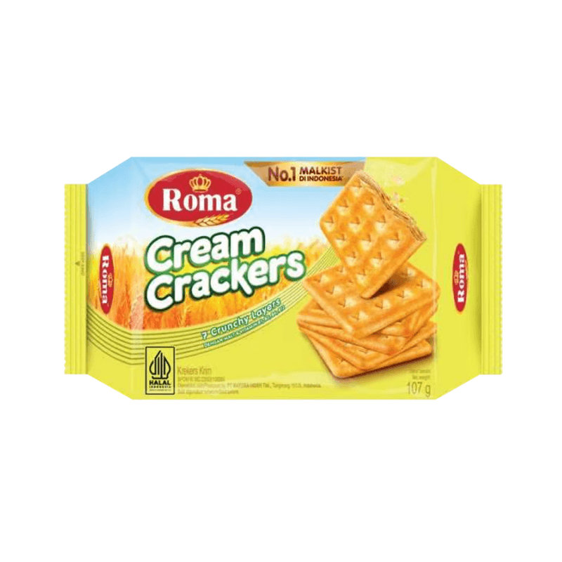 Biscoito Cream Cracker Roma Embalagem 107g