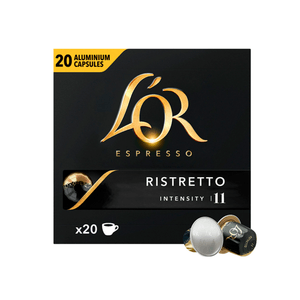 Café em Cápsulas Espresso L'OR Ristretto Caixa 104g Contém 20 Unidades