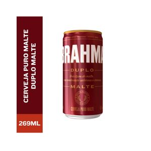 Cerveja BRAHMA Duplo Malte Lata 269ml
