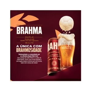 Cerveja BRAHMA Duplo Malte Lata 350ml