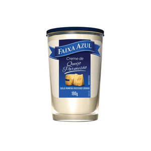 Creme de Queijo Parmesão Processado Faixa Azul Cremoso Frasco 190g