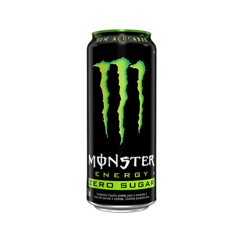 Energético Original MONSTER Energy sem açúcar Lata 473ml - Nova Era