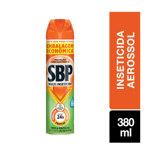 SBP Multi Inseticida Aerossol Óleo de Eucalipto 380ml Embalagem Econômica