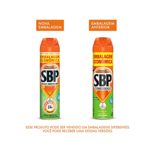 SBP Multi Inseticida Aerossol Óleo de Eucalipto 380ml Embalagem Econômica