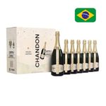 Kit com 6 Espumantes Chandon Brut 750ml + 1 Magnum Chandon 1,5L