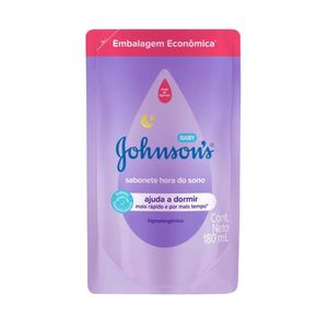 Sabonete Líquido Infantil Johnson's Baby Hora do Sono Embalagem 180ml