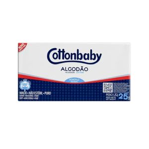 Algodão Hidrófilo Cottonbaby em Rolo Caixa 25g