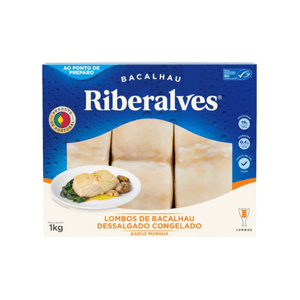 Lombo de Bacalhau RIBERALVES Dessalgado Congelado Caixa 1kg