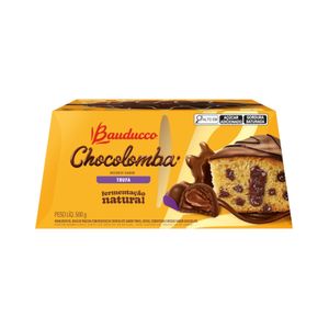 Chocolomba Bauducco  com Recheio Trufa Embalagem 500g