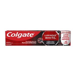 Creme Dental Clareador Colgate Luminous White Carvão 150g