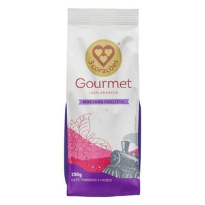 Café em pó 3 Corações Gourmet Mogiana Paulista 250g