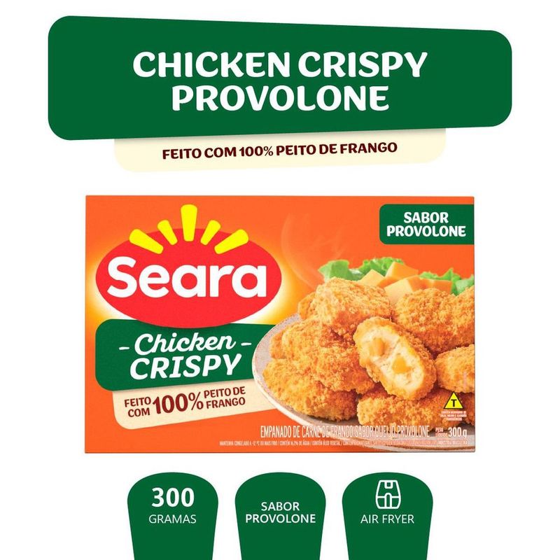 Empanado Chicken Crispy provolone Seara 300g