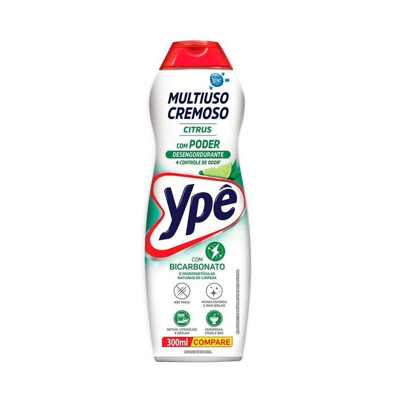 Saponáceo Ypê Multiuso Cremoso Citrus 300ml