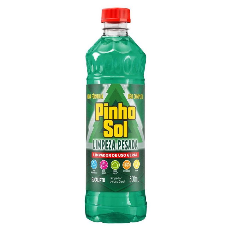Limpador Pinho Sol Limpeza Pesada Eucalipto 500ml