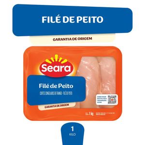Filé de peito bandeja Seara 1kg